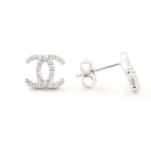 Silver Double Horseshoe Earrings