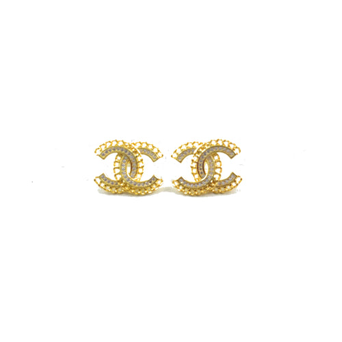 Large Curb Double Horse Shoe Studs