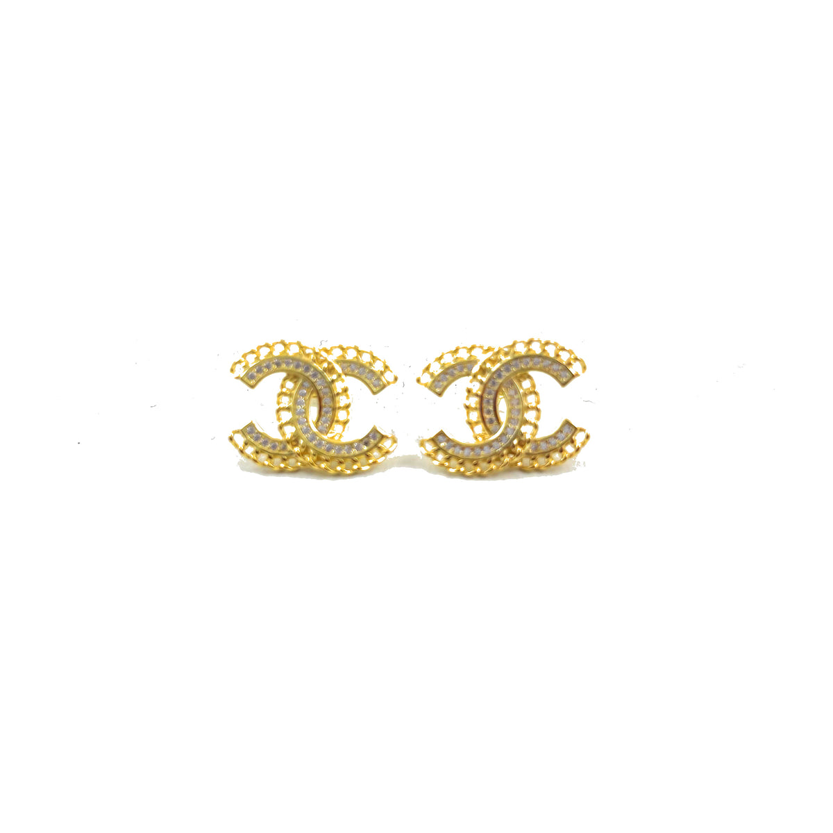 Large Curb Double Horse Shoe Studs