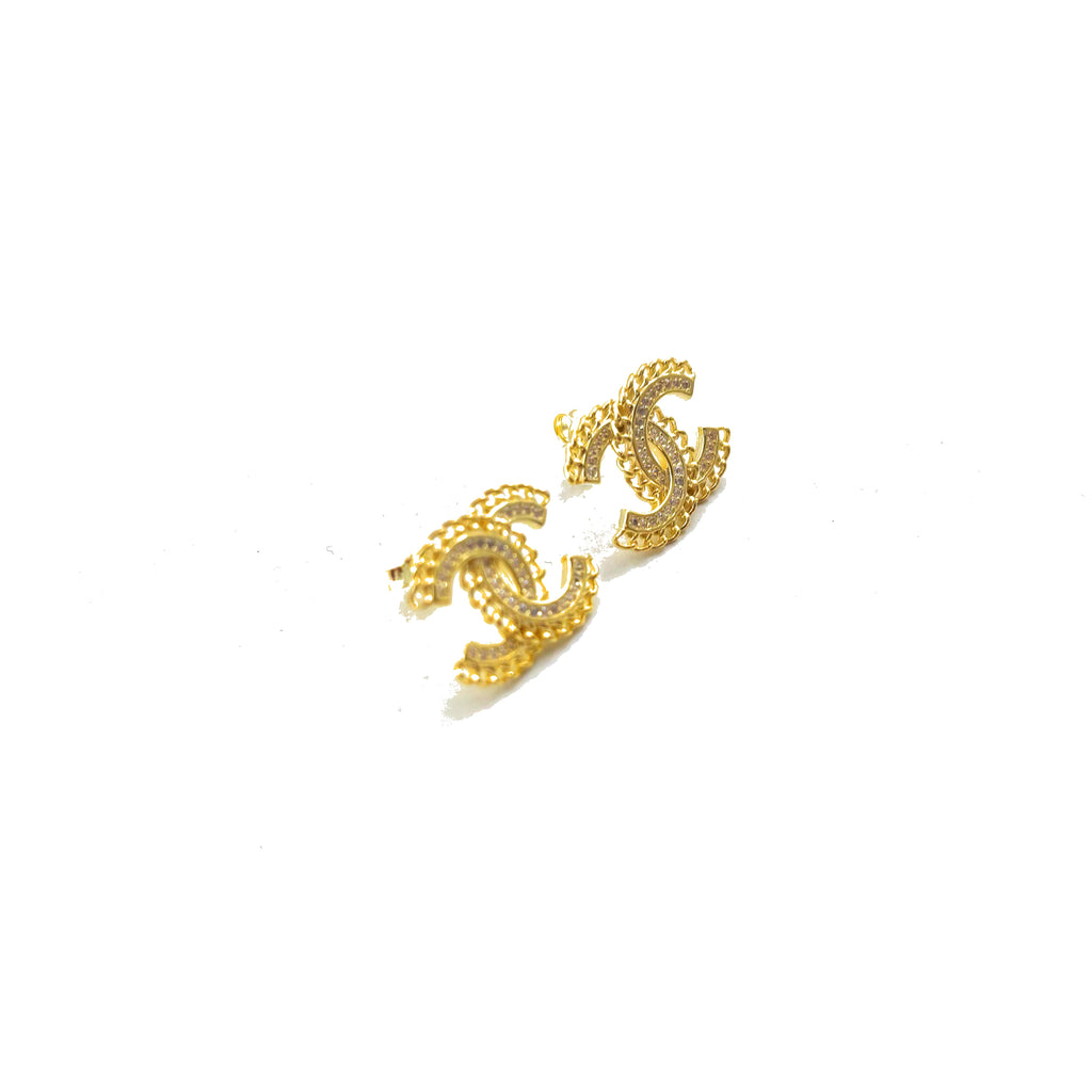 Large Curb Double Horse Shoe Studs