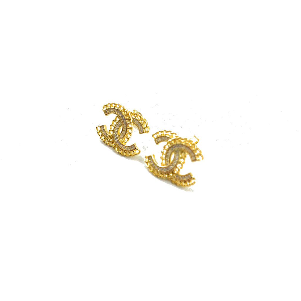 Large Curb Double Horse Shoe Studs