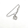 Silver Intertwined Love Heart Pendant On Chain